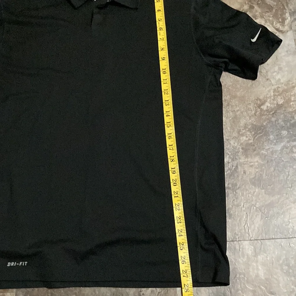 NWOT - Nike Tiger Woods Collection Dri Fit Black 1/4 Snap Men’s Shirt (M) - Picture 8 of 10